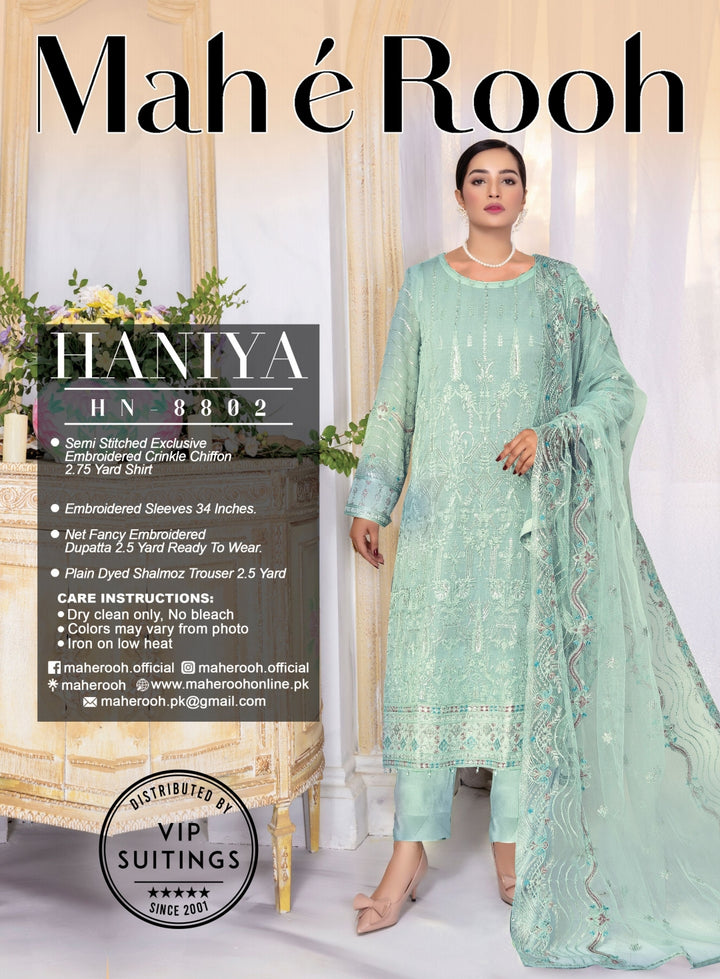 HANIA BY MAH-E-ROOH (PACK OF 06)