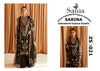 SARINA BY SANIA 3 PC EMBROIDERED LUXURY ORGANZA COLLECTION 2024 (PACK OF 04)